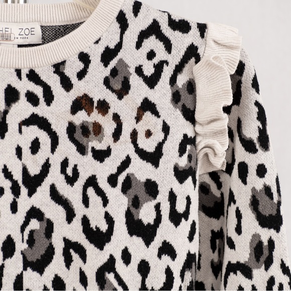 Rachel Zoe Leopard Heidi Sweater size XS - Picture 7 of 16